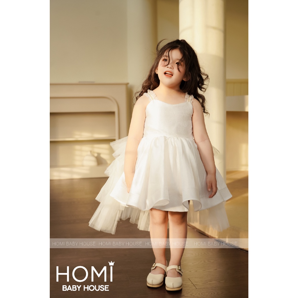 Váy công chúa Iris cho bé gái  HOMI BABY HOUSE đầm công chúa Iris cho bé gái dự tiệc dạo phố