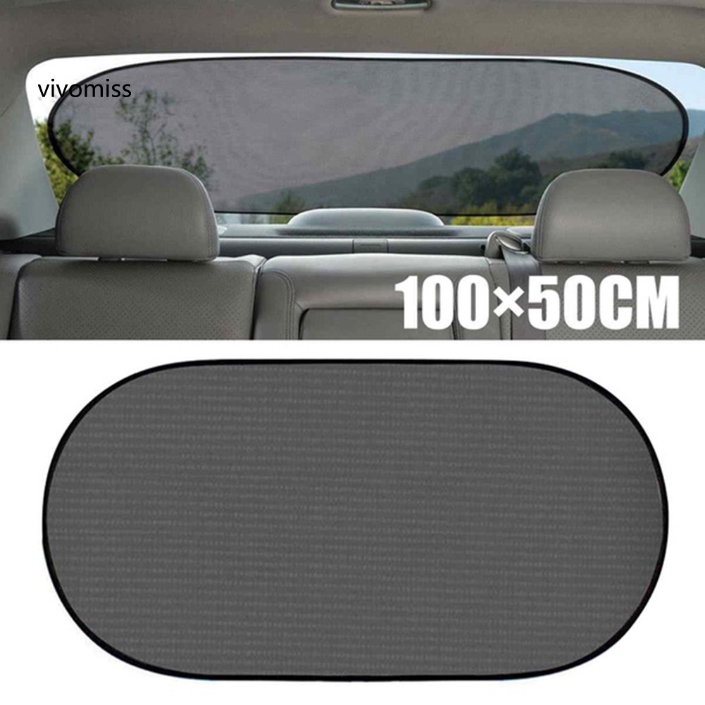 Tấm lưới che nắng chống tia UV 100x50cm tiện dụng cho xe hơi