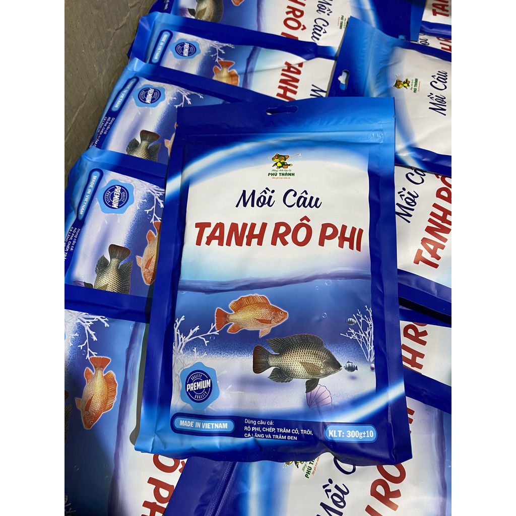 Mồi Câu Cá Phú Thành,7,8,9, Cá Chép, Tanh Rô Phi, Tanh Ốc Hến 300g Dành Cho Câu Cá Chép, Trắm, Rô Phi, Diếc, Trôi