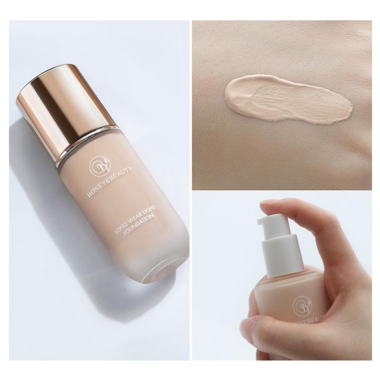 Kem nền che khuyết điểm Honey&Beauty lâu trôi giúp dưỡng ẩm trọng lượng nhẹ 40ml
