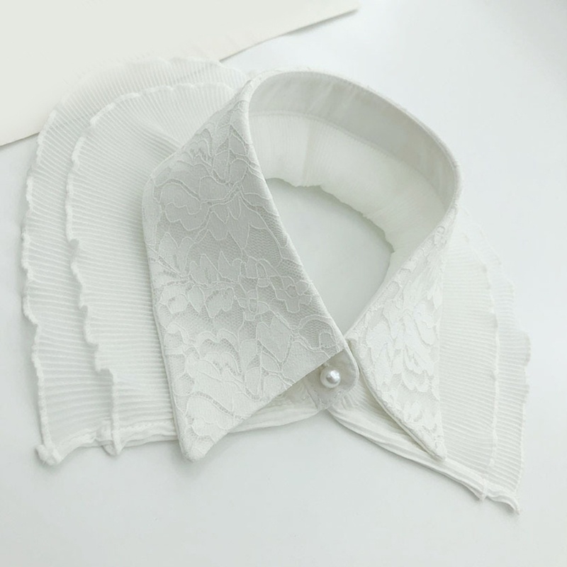 Khăn Choàng Cổ Ren Hoa Giả Nhiều Lớp Cho Nữ