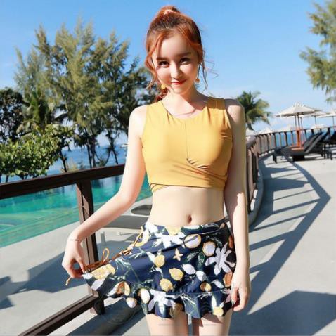 Bikini Hai Mảnh ⚡ FREESHIP ⚡ Kín Đáo Đồ Bơi Giấu Bụng Đi Biển Mùa Hè ་