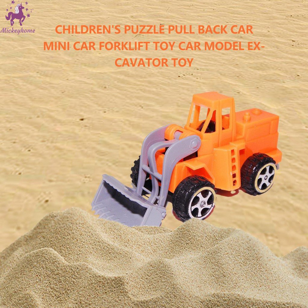 Mô hình xe đồ chơi mini xe cơ giới nhiều loại xe sáng tạo cho bé chạy bằng dây cót