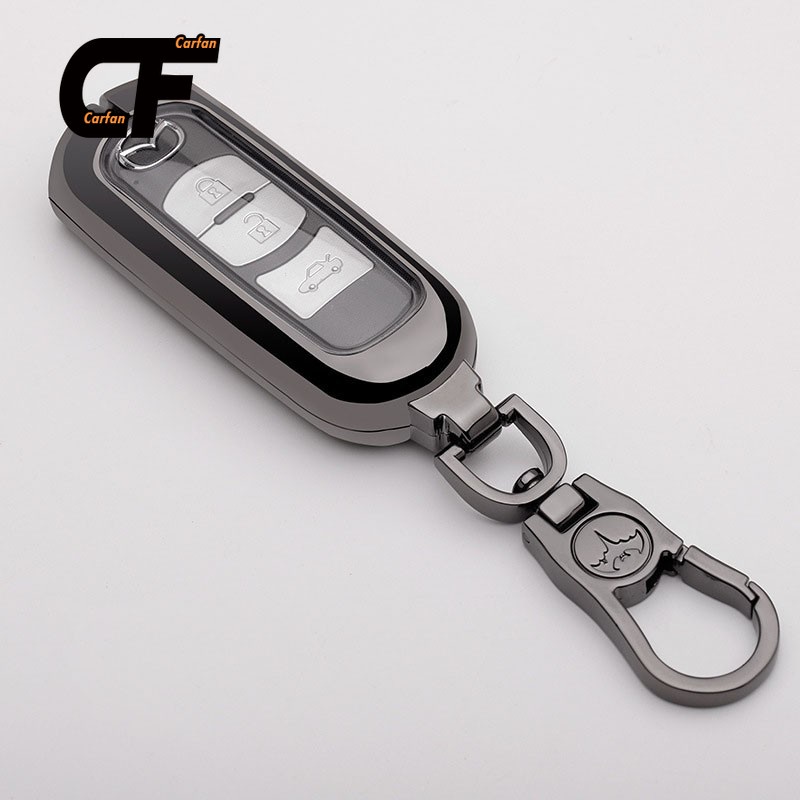 Mazda Bảo vệ vỏ chìa khóa Kim khí  Ốp Chìa Khóa Xe Mazda 2 3 6 mazda CX5 CX8 CX3 kèm móc treo