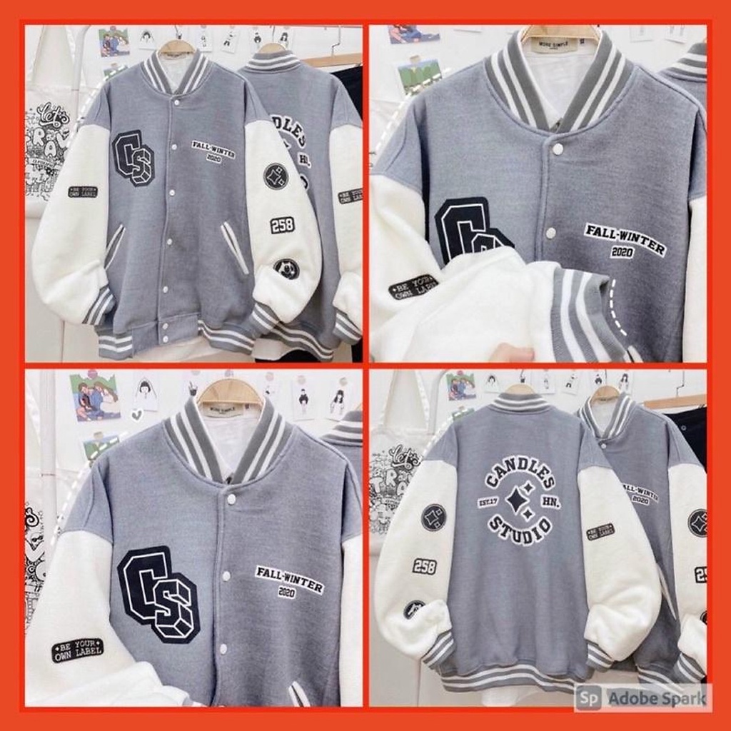 Áo Khoác Bomber Áo Bomber tàn phối chất nỉ ngoại dày đẹp 2023 Unisex, Áo Khoác Bomber Bóng Chày Nam 