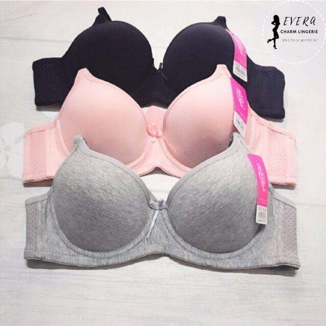 Áo Lót Cotton thông hơi Đệm Mỏng Siêu Đẩy - AL 613