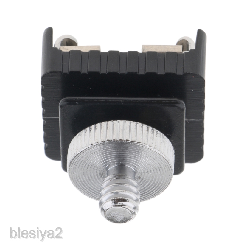 Flash Hot Shoe Adapter Speedlight Mount Converter Holder Bracket 1/4  Screw