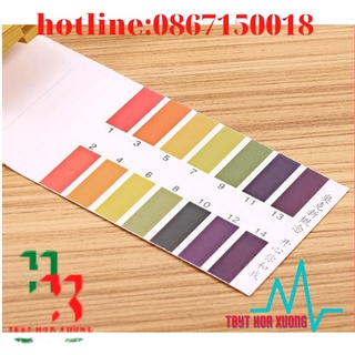 Giấy Quỳ Tím Thử Độ pH Thang Đo Từ 1 Đến 14
