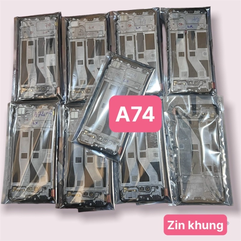 Màn hình zin khung hãng oppo a74