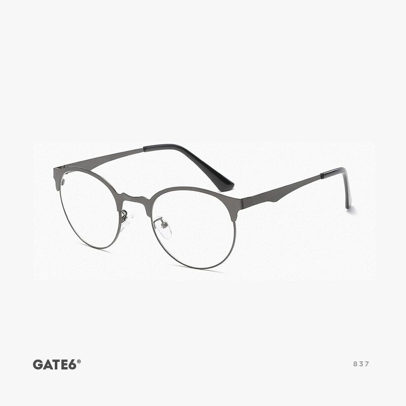 Kính Unisex Thời Trang Vintage - 837 [Tặng bao da + móc khoá]
