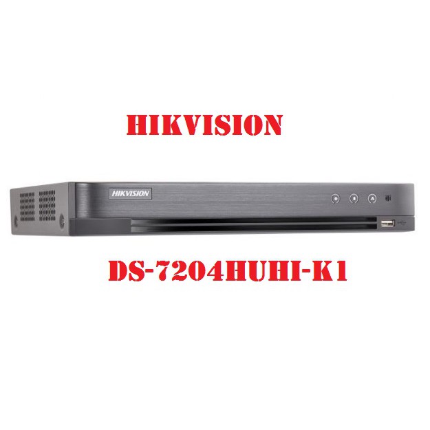 Đầu ghi hình HD-TVI 4 kênh TURBO 4.0 HIKVISION DS-7204HUHI-K1