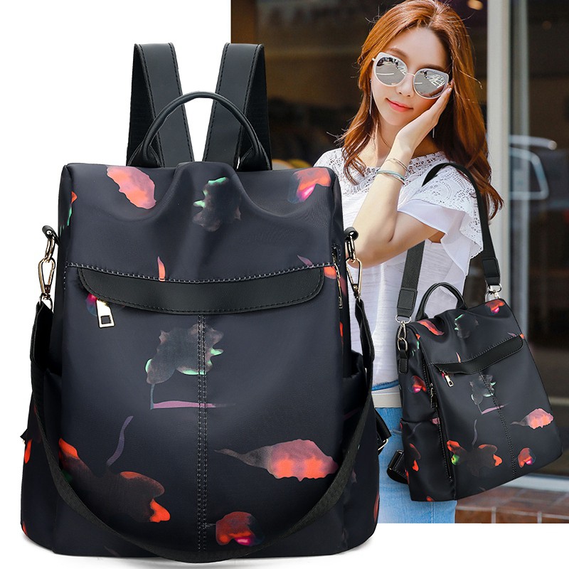 New Stock Women's Printed Oxford Cloth Anti-Theft Outdoor Leisure