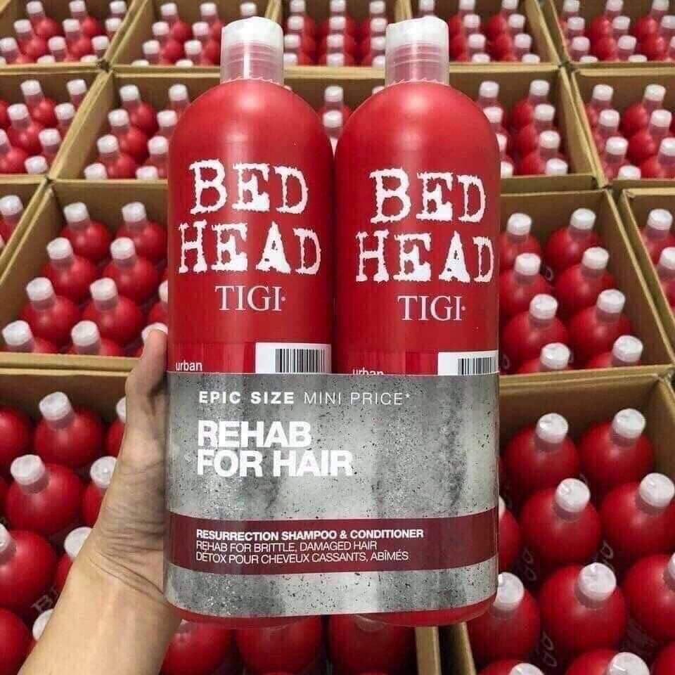 Dầu Gội Xả TiGi Bed Head Phục Hồi Tóc Hư Tổn [ Mùi Hoa Quả Ngọt Ngào] 750ML *2