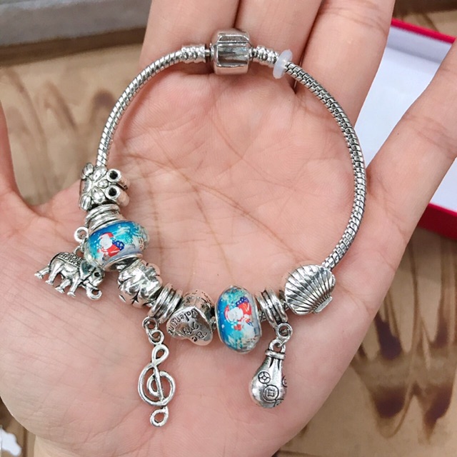 HAME - Vòng tay Charm Bạc 925 May Mắn