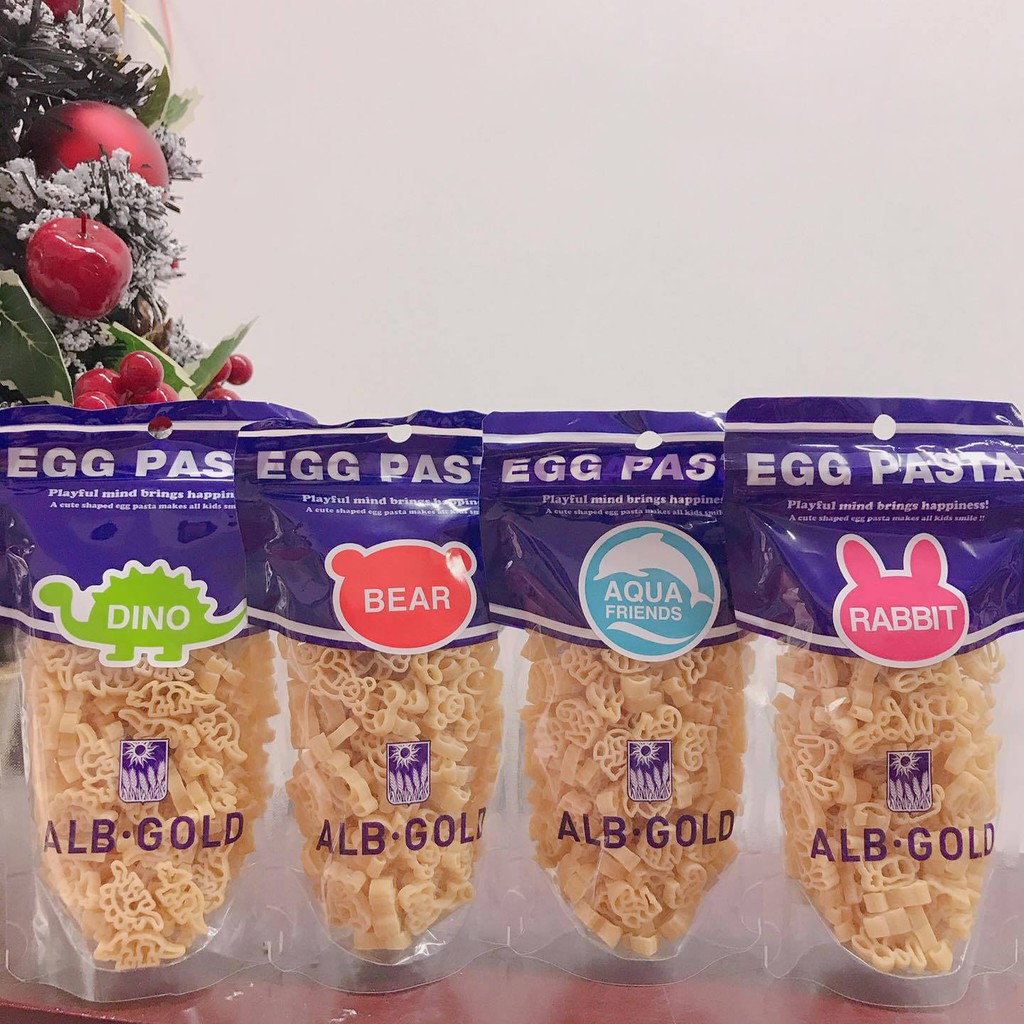 Nui trứng Egg Pasta Nhật hình chữ ABC (90g)