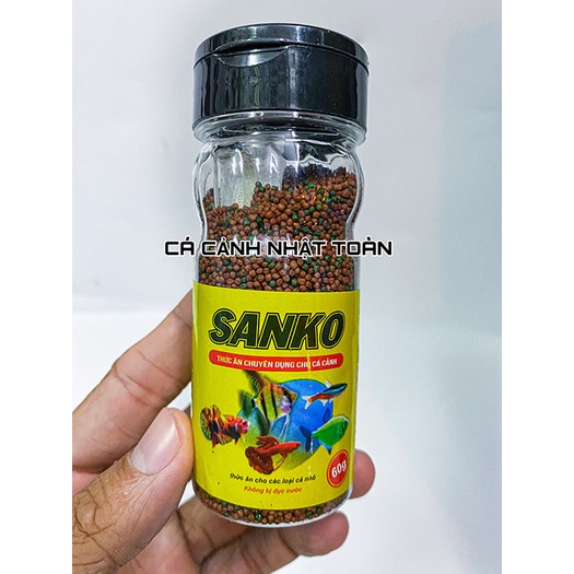 THỨC ĂN CHO TẤT CẢ CÁ CẢNH SANKO 60G