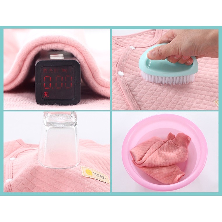 Bộ dài tay trần bông cúc lệch cho bé trai, bé gái trần bông 3 lớp, hàng xuất cao cấp - BO107