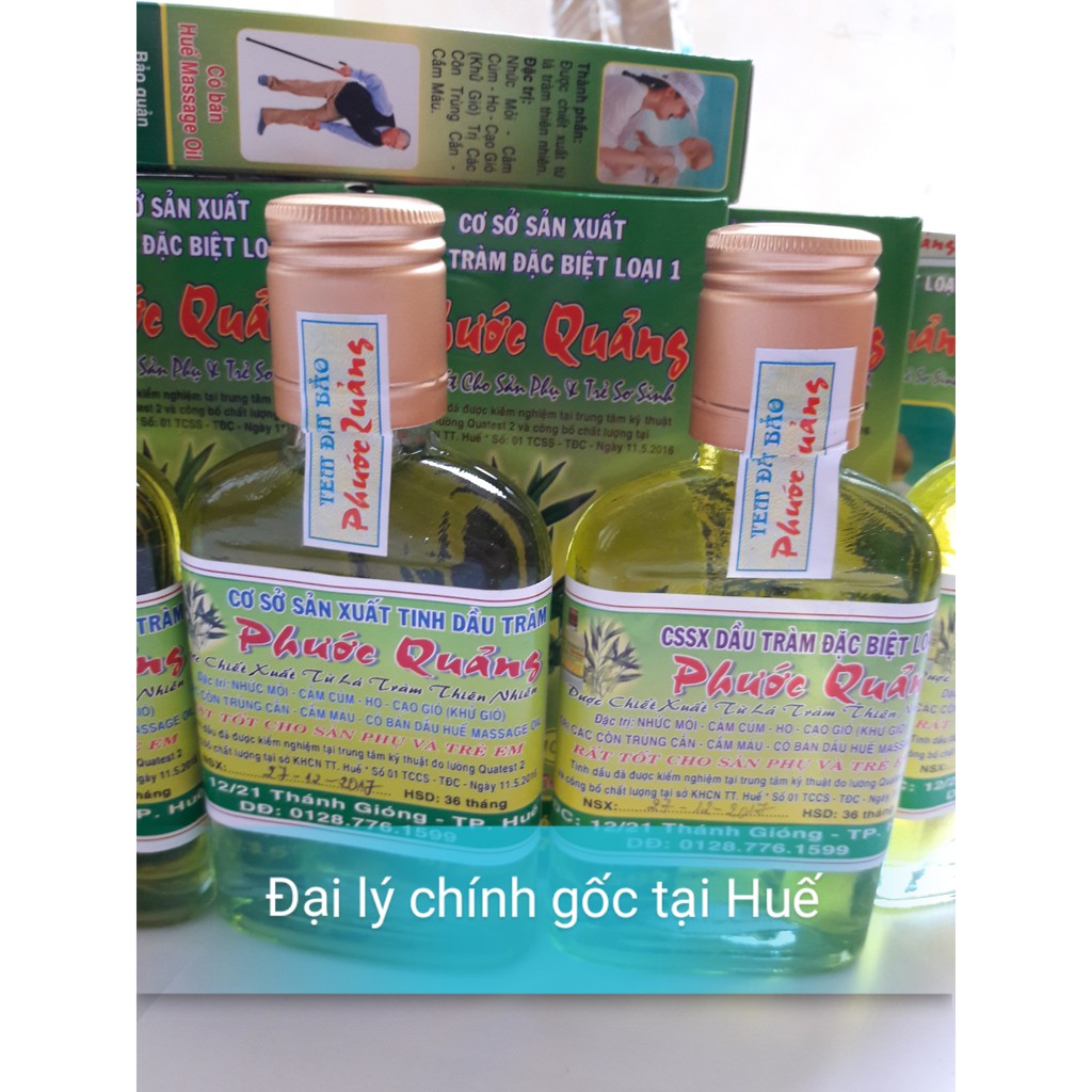 Combo 2 chai tinh dầu tràm đặc biệt Phước Quảng cho trẻ sơ sinh