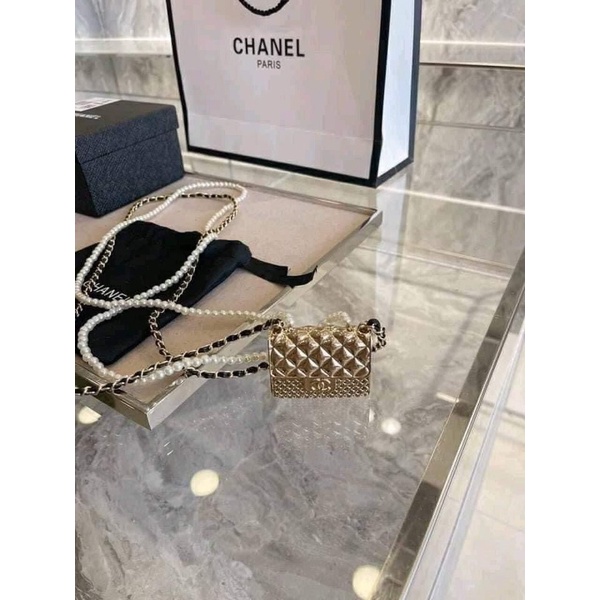 Đai vây xích bản víp có túi sang chảnh chan€nl