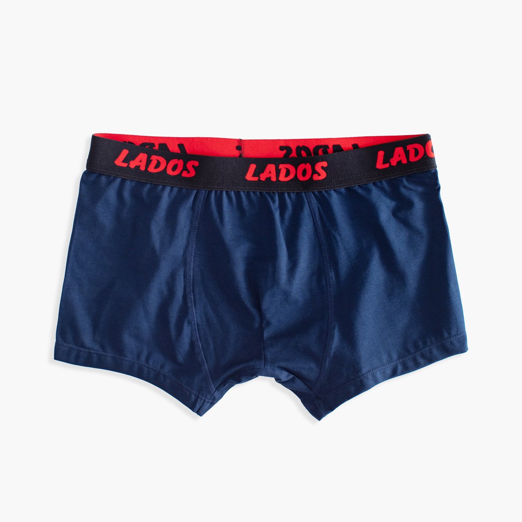 Quần lót boxer vải thun 100% cotton LADOS - 4114 co giãn thoải mái - Quần lót boxer form chuẩn