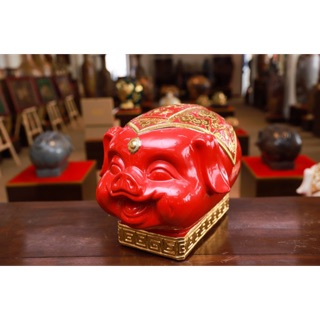 Tượng heo thần tài trang trí