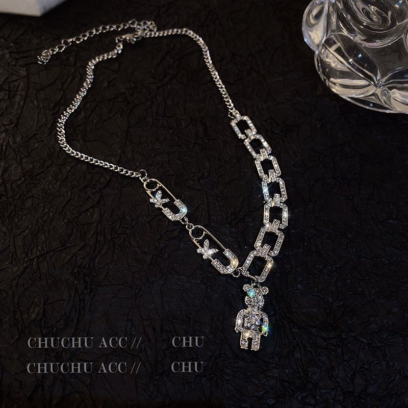 Dây Chuyền Mặt Hình Gấu Thiết Kế Mới Thời Trang Dành Cho Nữ