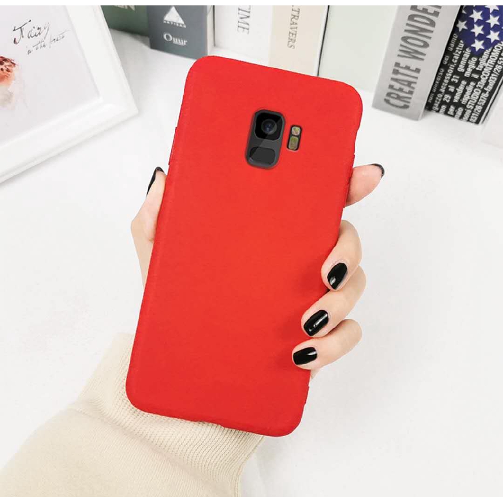 Ốp điện thoại silicon dẻo màu trơn thời trang chống sốc cho SAMSUNG Galaxy S9 Galaxy S9plus