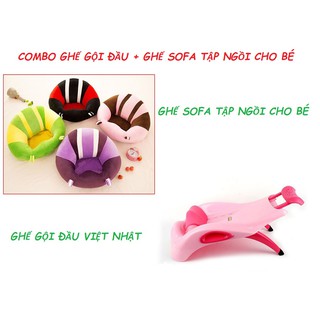COMBO GHẾ GỘI ĐẦU VIỆT NHẬT KÈM GHẾ SOFA TẬP NGỒI