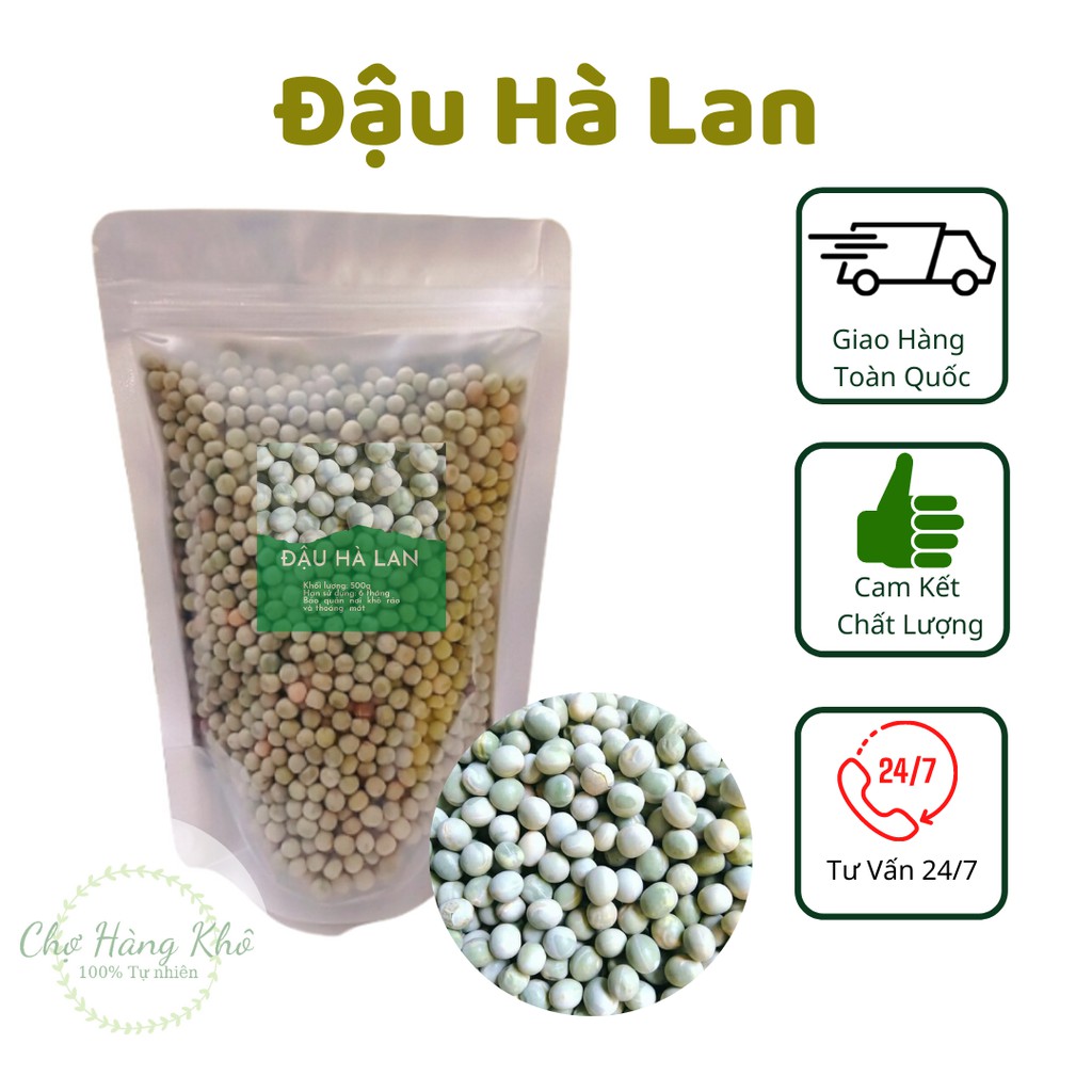 500g Đậu Hà Lan nhập khẩu Mỹ