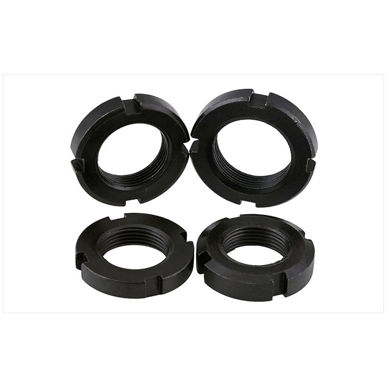 Đai Ốc Khóa Bốn Rãnh Tròn M10M12M14M16M18M20M22M25 / M60 Chuyên Dụng