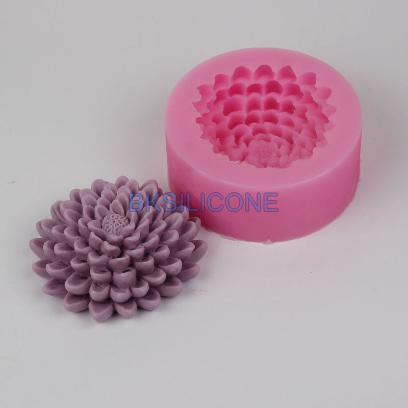 Khuôn rau câu silicon 4D Cúc hoàng gia Mã H5D8K0