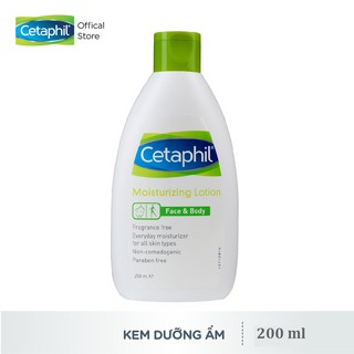 Sữa dưỡng ẩm toàn thân và da mặt CETAPHIL MOISTURIZING LOTION 200 ML