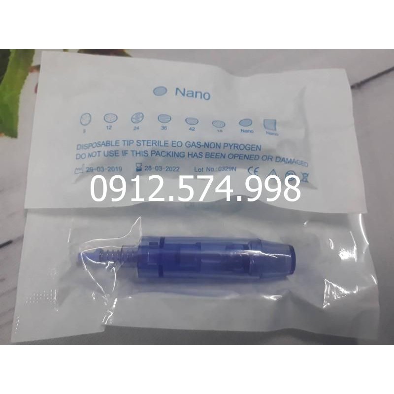 100 đầu phi kim nano xanh dùng phi kim