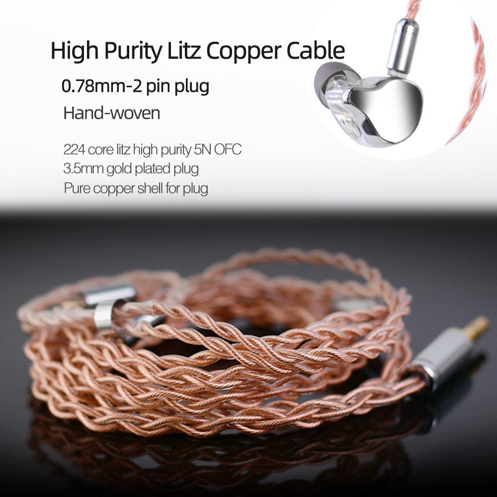 Tai Nghe Nhét Tai FAAEAL Hibiscus HiFi Có Dây Chất Lượng Cao