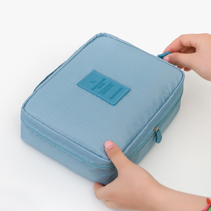 Túi đựng mỹ phẩm phụ kiện Travel Multi Pouch chống thấm nước bụi bẩn khóa kéo an toàn đi du lịch youngcityshop 30.000
