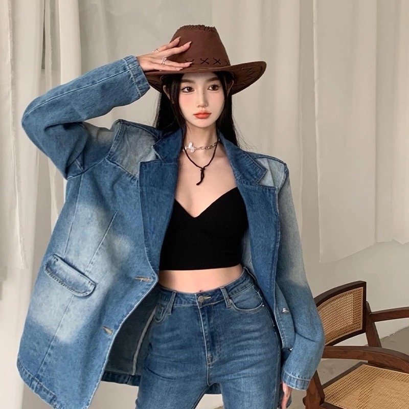 Áo Croptop Cổ Chữ V Cúp Ngực Nhỏ Ôm Ngực / Gân Không Gọng Thép Gợi Cảm Kiểu Pháp