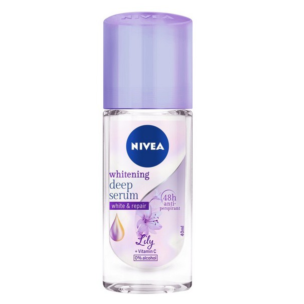 Lăn Ngăn Mùi Nivea Serum Sáng Mịn Hương Hoa Whitening Deep Serum 40ml | BigBuy360 - bigbuy360.vn
