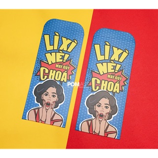 Bao Lì Xì bựa style retro thiết kế độc quyền PomArt