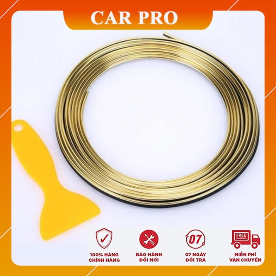 Chỉ viền nội thất xe hơi trang trí (cuộn 5m) - CAR PRO