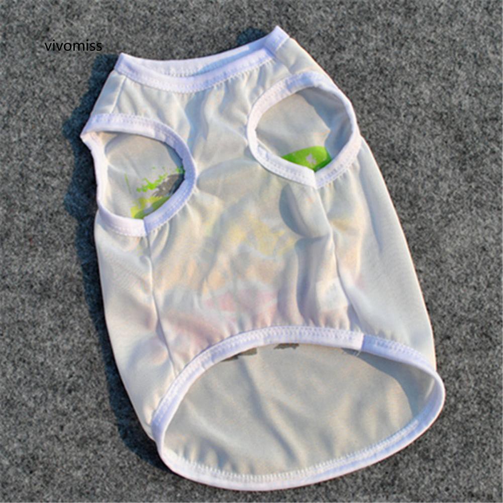 Áo thun in hình cây dừa dễ thương cho thú cưng