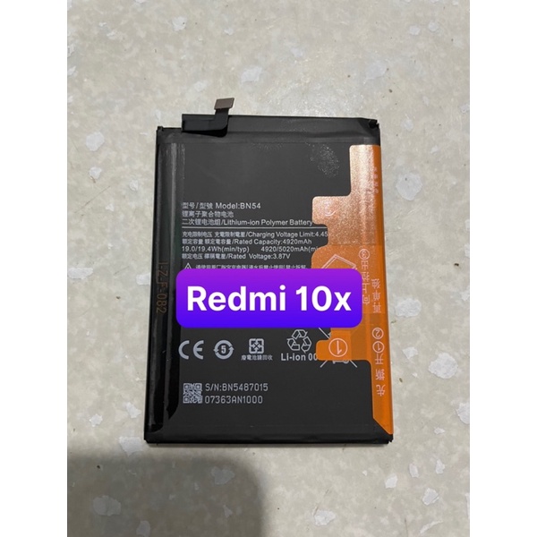 Pin điện thoại Redmi 10x / note 9 / BN 54 zin bảo hành 3 tháng