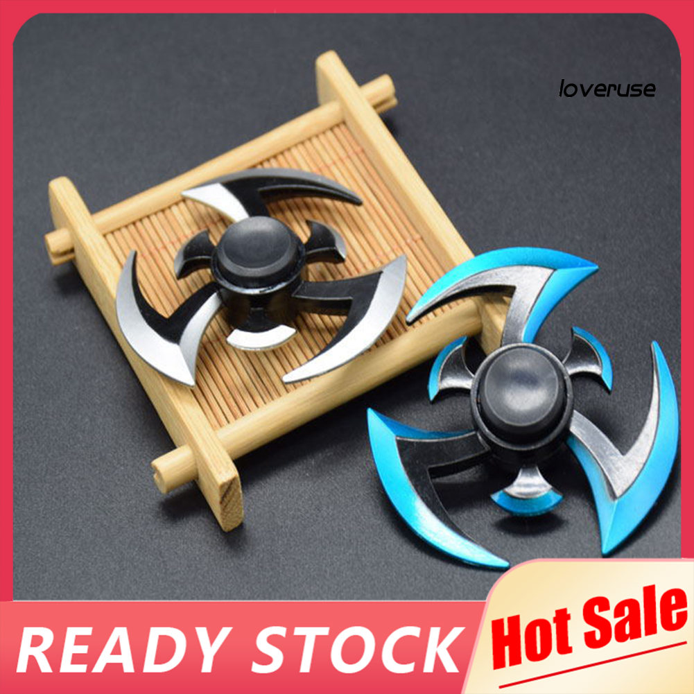 Con Quay Đồ Chơi Fidget Spinner Bằng Kim Loại, Giúp Giảm Stress