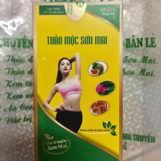 Giảm cân Sơn Mai VIP 90 viên 30 ngày