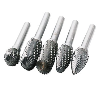 Bộ 5 đầu mũi mài khắc lũa hợp kim