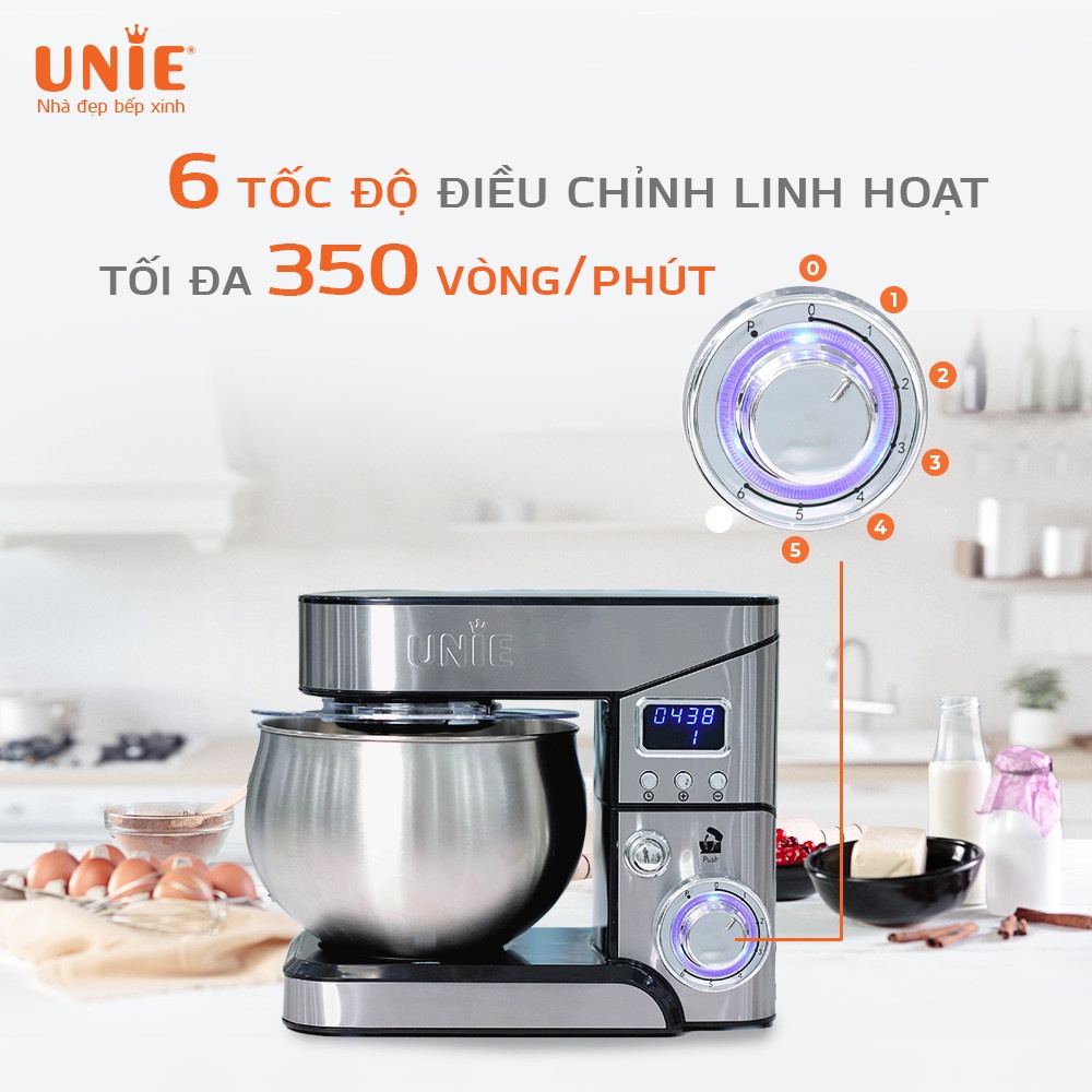 MÁY ĐÁNH TRỨNG TRỘN BỘT UNIE EM2