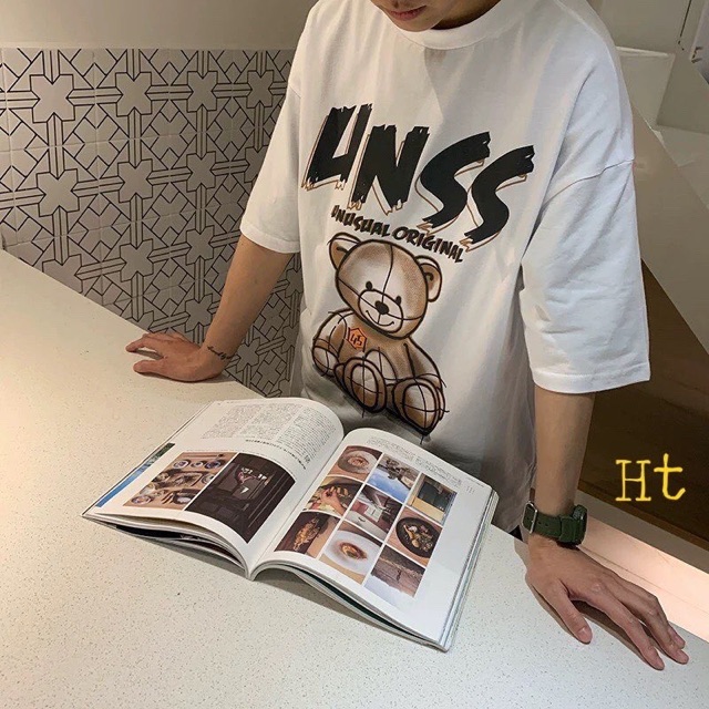 Áo phông Gấu Bóng chày chất tici H2O978