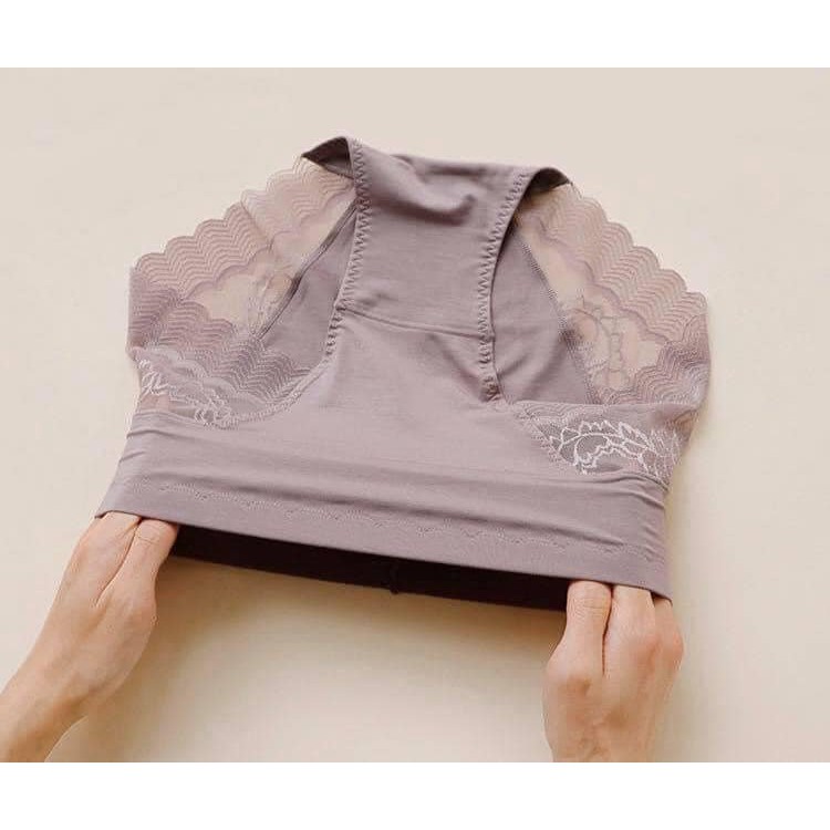 Quần lót nữ cotton phối ren CẠP CAO - NÂNG MÔNG - GEN BỤNG ko hằn mỡ, kháng khuẩn QG05 | BigBuy360 - bigbuy360.vn
