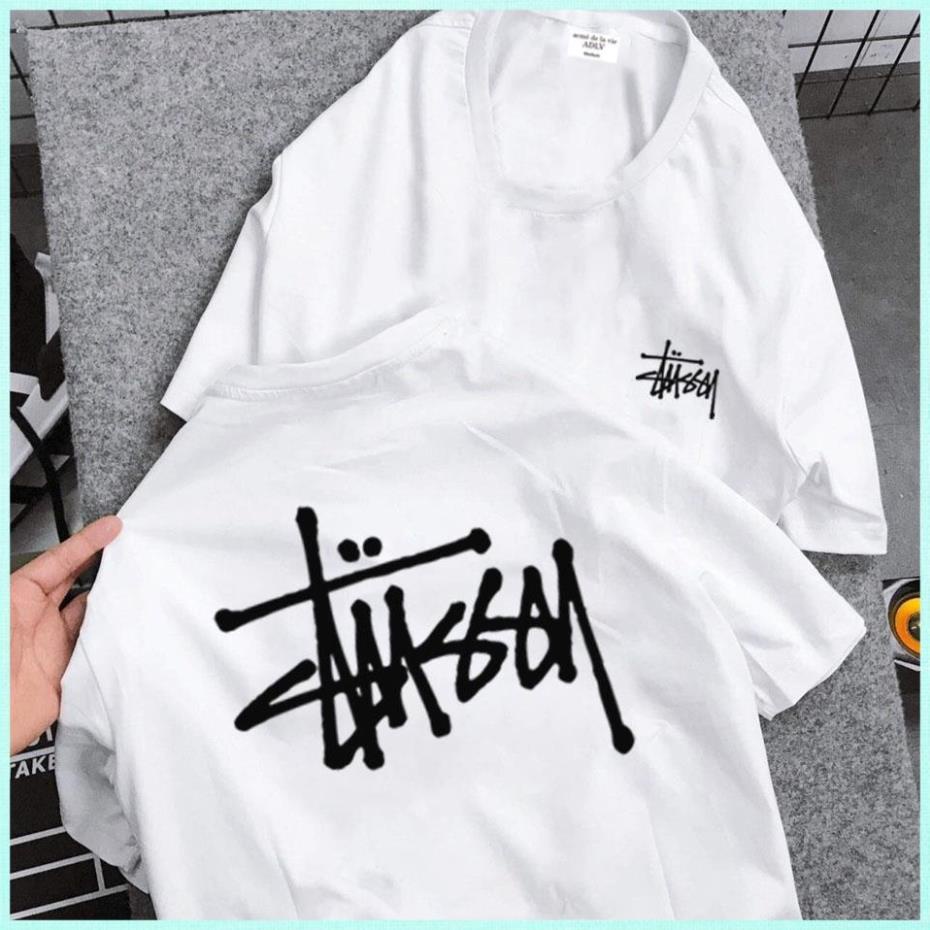 Áo Thun STUSSY Tay lỡ Áo Phông Nam Nữ STUSSY Form Rộng