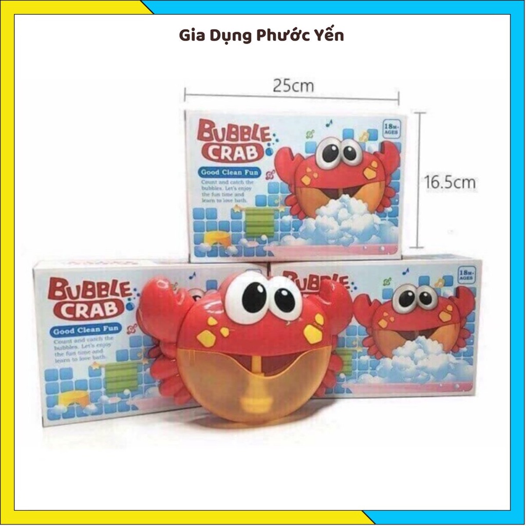 Cua thổi bong bóng xà phòng