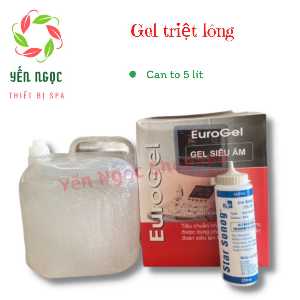 Gel siêu âm, triệt lông, trẻ hoa da